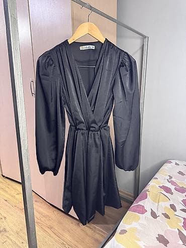 Состояние: новое Купила и лежало в шкафу Черное мини‑платье 2+1 at lalafo.kg Состояние: новое Купила и лежало в шкафу Черное мини‑платье 2+1