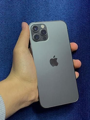 IPhone 12 Pro, Б/у, 256 ГБ, Графит, Защитное стекло, 73 % at lalafo.kg IPhone 12 Pro, Б/у, 256 ГБ, Графит, Защитное стекло, 73 %