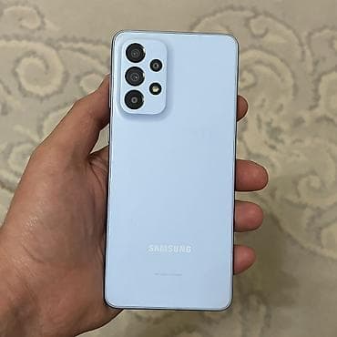 Samsung Galaxy A53 5G, Б/у, 128 ГБ, цвет - Голубой, 2 SIM at lalafo.kg Samsung Galaxy A53 5G, Б/у, 128 ГБ, цвет - Голубой, 2 SIM