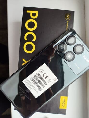Poco X6 Pro 5G, Б/у, 512 ГБ, цвет - Черный at lalafo.kg Poco X6 Pro 5G, Б/у, 512 ГБ, цвет - Черный