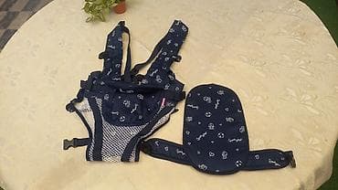 Детская переноска-кенгуру с вкладкой для новорождённого - Тип: мягкий at lalafo.kg Детская переноска-кенгуру с вкладкой для новорождённого - Тип: мягкий