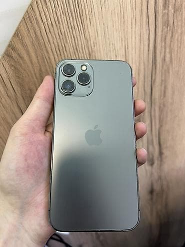 IPhone 12 Pro Max, Б/у, 256 ГБ, Графит, Кабель, 100 % at lalafo.kg IPhone 12 Pro Max, Б/у, 256 ГБ, Графит, Кабель, 100 %