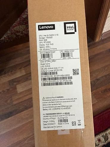Игровой ноутбук Lenovo LOQ. Характеристики: -Видеокарта NVIDIA RTX at lalafo.kg — 5 Игровой ноутбук Lenovo LOQ. Характеристики: -Видеокарта NVIDIA RTX — 5