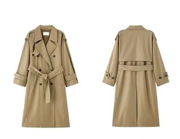 Плащ, Тренчкот, Двубортная модель, M at lalafo.kg Плащ, Тренчкот, Двубортная модель, M