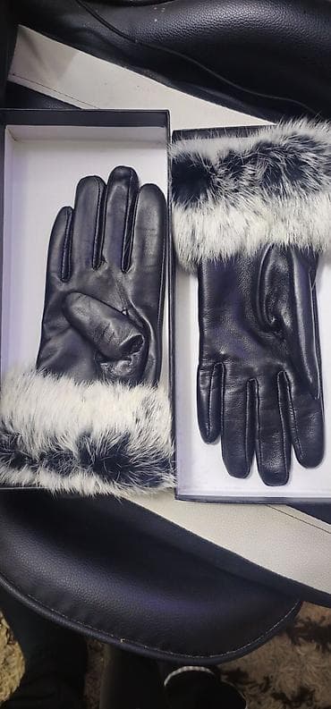 Перчатки, варежки, Женские, Новый, цвет - Черный at lalafo.kg Перчатки, варежки, Женские, Новый, цвет - Черный