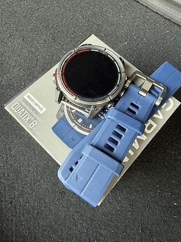 Garmin Quatix 8 (47 мм) — премиальные морские смарт‑часы с сапфировым at lalafo.kg Garmin Quatix 8 (47 мм) — премиальные морские смарт‑часы с сапфировым