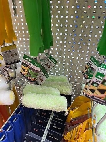 Малярный валик «АКОП» с ворсом из полиакрила. Подходит для работы с at lalafo.kg Малярный валик «АКОП» с ворсом из полиакрила. Подходит для работы с