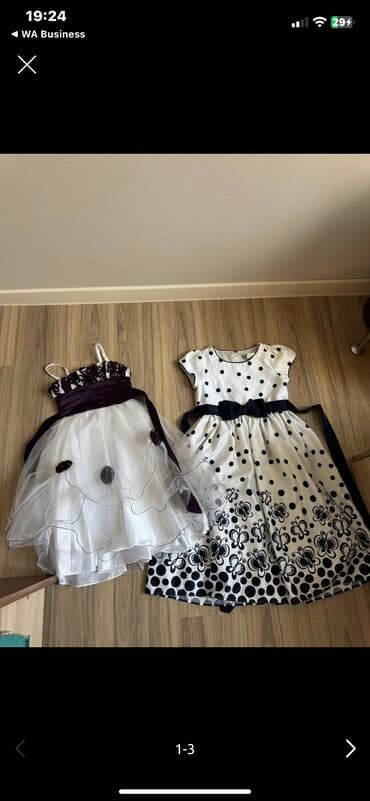 Детское платье, цвет - Белый, Б/у at lalafo.kg Детское платье, цвет - Белый, Б/у