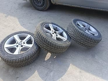 Колеса в сборе 215 / 55 / R 17, Зима, Легковые, Литые, отверстий - 5 at lalafo.kg Колеса в сборе 215 / 55 / R 17, Зима, Легковые, Литые, отверстий - 5