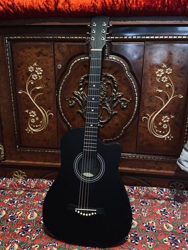 Акустическая гитара (с вырезом, cutaway) • Тип: акустическая гитара at lalafo.kg Акустическая гитара (с вырезом, cutaway) • Тип: акустическая гитара