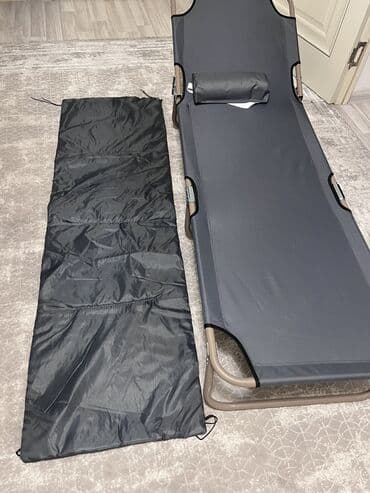 Раскладушка, Новый, С матрасом at lalafo.kg Раскладушка, Новый, С матрасом