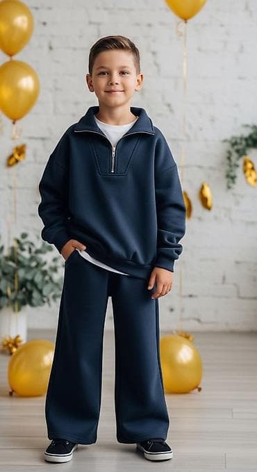 Стильная оверсайз-двойка для уверенных школьников 💫 Идеальный выбор at lalafo.kg Стильная оверсайз-двойка для уверенных школьников 💫 Идеальный выбор