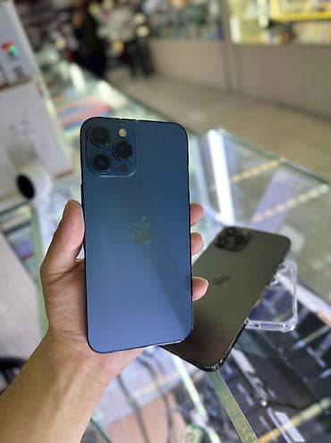 IPhone 12 Pro Max, Б/у, 256 ГБ, Защитное стекло, Чехол, В рассрочку at lalafo.kg IPhone 12 Pro Max, Б/у, 256 ГБ, Защитное стекло, Чехол, В рассрочку