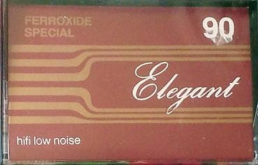 Аудиокассета Elegant C90 - Тип ленты: ferroxide (ферромагнитная, Type at lalafo.kg Аудиокассета Elegant C90 - Тип ленты: ferroxide (ферромагнитная, Type