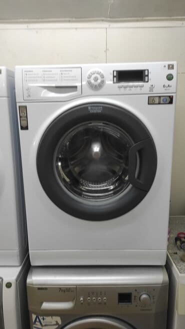 Стиральная машина Hotpoint Ariston, Б/у, Автомат at lalafo.kg Стиральная машина Hotpoint Ariston, Б/у, Автомат