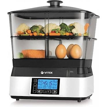 Пароварка Vitek VT-1560 BK. Есть функции «Быстрый пар» и lalafo.kg да — 1 Пароварка Vitek VT-1560 BK. Есть функции «Быстрый пар» и — 1