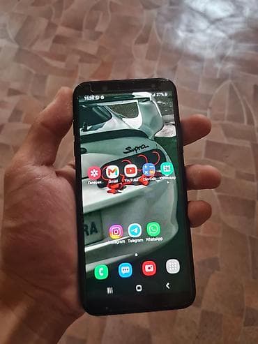 Samsung Galaxy A6, Б/у, 32 ГБ, цвет - Черный, 2 SIM at lalafo.kg Samsung Galaxy A6, Б/у, 32 ГБ, цвет - Черный, 2 SIM