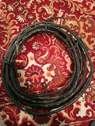 Кабель, бухта 10 погонных метров. Цена: 800 сом. Описание: - Черный at lalafo.kg Кабель, бухта 10 погонных метров. Цена: 800 сом. Описание: - Черный