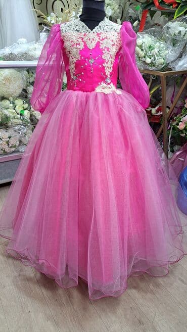 DecKsyu: Детское платье, цвет - Белый, Новый at lalafo.kg DecKsyu: Детское платье, цвет - Белый, Новый