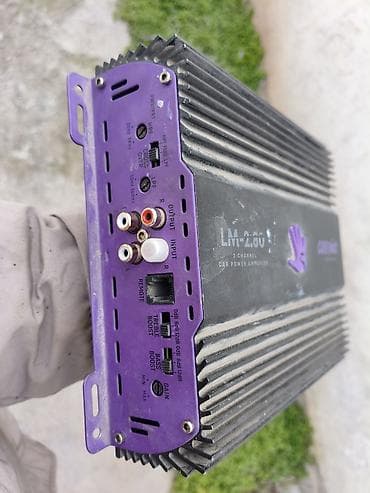 Автомобильный усилитель FIVE. 2 канала по 80W/80W. В мостовом режиме at lalafo.kg Автомобильный усилитель FIVE. 2 канала по 80W/80W. В мостовом режиме