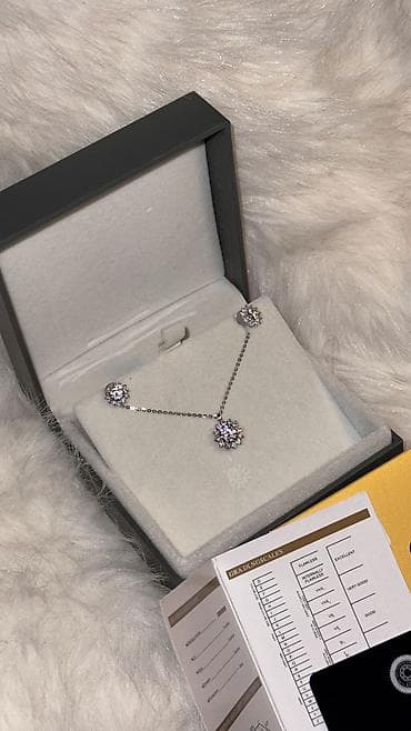 Proton: ✨ Серьги + цепочка с лабораторным бриллиантом ✨ Блеск, который lalafo.kg да — 5 Proton: ✨ Серьги + цепочка с лабораторным бриллиантом ✨ Блеск, который — 5