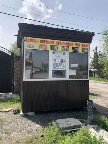 Киоск (торговый павильон) из металлопрофиля - Небольшой переносной at lalafo.kg Киоск (торговый павильон) из металлопрофиля - Небольшой переносной