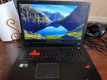 Игровой ноутбук ASUS ROG Strix GL702VSK + фирменный рюкзак ROG at lalafo.kg Игровой ноутбук ASUS ROG Strix GL702VSK + фирменный рюкзак ROG