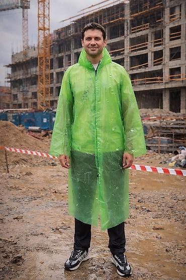 Proton: Дождевик защитный с капюшоном Практичный дождевик для работы на улице lalafo.kg да — 3 Proton: Дождевик защитный с капюшоном Практичный дождевик для работы на улице — 3