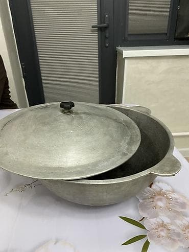 Казан алюминиевый с крышкой отдам за 1500с - Материал: литой at lalafo.kg Казан алюминиевый с крышкой отдам за 1500с - Материал: литой
