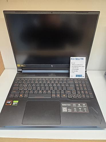 Ноутбук Acer Игровой, AMD Ryzen 5, ОЗУ, RAM: 16 ГБ, Acer Nitro at lalafo.kg Ноутбук Acer Игровой, AMD Ryzen 5, ОЗУ, RAM: 16 ГБ, Acer Nitro