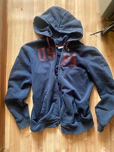 Мужская толстовка, S, Us Polo Assn, Б/у, цвет - Синий at lalafo.kg Мужская толстовка, S, Us Polo Assn, Б/у, цвет - Синий