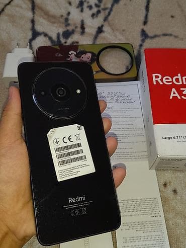 Redmi, Redmi A3, Б/у, 64 ГБ, цвет - Черный, 2 SIM at lalafo.kg Redmi, Redmi A3, Б/у, 64 ГБ, цвет - Черный, 2 SIM