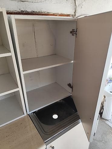 Офис эмереги: Ашкана гарнитуру, Колдонулган, түсү - Саргыч боз, МДФ, Өзү алып кетүү lalafo.kg да — 7 Офис эмереги: Ашкана гарнитуру, Колдонулган, түсү - Саргыч боз, МДФ, Өзү алып кетүү — 7