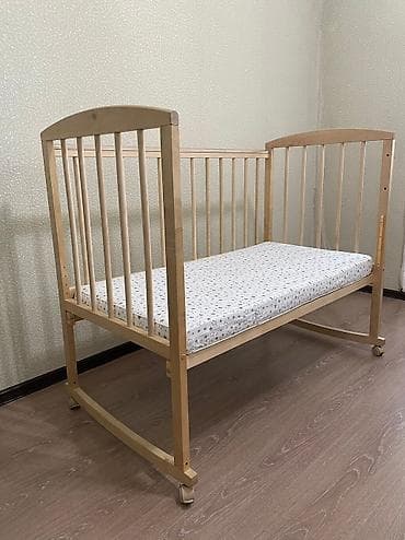 Унаа түрүндөгү керебеттер: Детская кровать 60х120 - 7000сом Березовое дерево, натуральный lalafo.kg да — 4 Унаа түрүндөгү керебеттер: Детская кровать 60х120 - 7000сом Березовое дерево, натуральный — 4