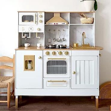 Derways: Детская игровая кухня (деревянная) - Реалистичный комплект в at lalafo.kg — 3 Derways: Детская игровая кухня (деревянная) - Реалистичный комплект в — 3