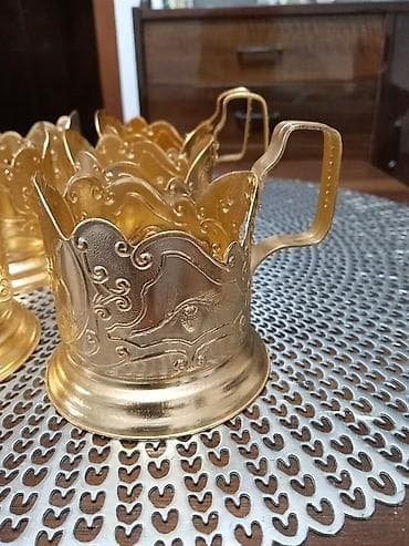 Набор подстаканников 6шт. (алюминий) в отличном состоянии,новые. ссср at lalafo.kg — 4 Набор подстаканников 6шт. (алюминий) в отличном состоянии,новые. ссср — 4