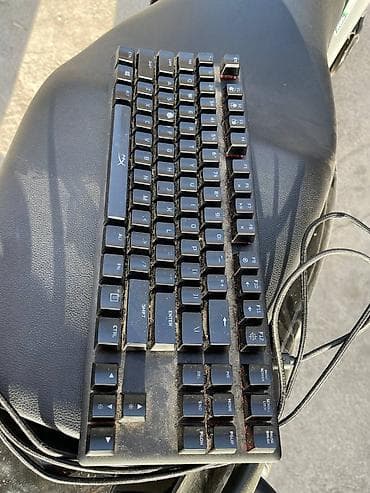 Клавиатура, HyperX, Механическая, Проводное подключение, Размер: 80% at lalafo.kg Клавиатура, HyperX, Механическая, Проводное подключение, Размер: 80%