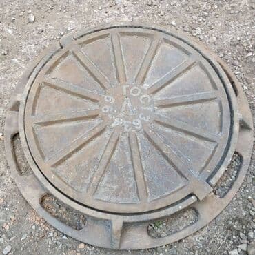 Завод производитель Люки для проезжей части Вec 85кг at lalafo.kg Завод производитель Люки для проезжей части Вec 85кг