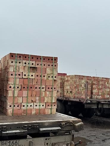 Кирпич керамический пустотелый, формат одинарный. - Материал at lalafo.kg Кирпич керамический пустотелый, формат одинарный. - Материал