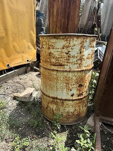 Бочка Металл, 200 л, Самовывоз at lalafo.kg Бочка Металл, 200 л, Самовывоз