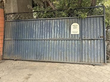 Металлические распашные ворота из профлиста - Конструкция at lalafo.kg Металлические распашные ворота из профлиста - Конструкция