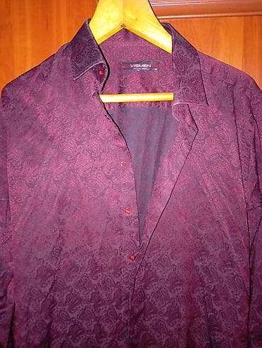 Мужская приталенная рубашка Vismen (Турция), хлопок, р. M Продам at lalafo.kg Мужская приталенная рубашка Vismen (Турция), хлопок, р. M Продам