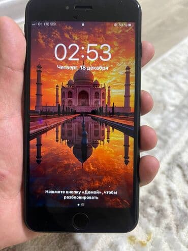 IPhone 7 Plus, Б/у, 128 ГБ, Черный, Чехол, 100 % at lalafo.kg IPhone 7 Plus, Б/у, 128 ГБ, Черный, Чехол, 100 %