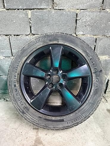 Колеса в сборе 235 / 55 / R 18, Всесезонная, 1 шт, Легковые, Литые, отверстий - 5 at lalafo.kg Колеса в сборе 235 / 55 / R 18, Всесезонная, 1 шт, Легковые, Литые, отверстий - 5