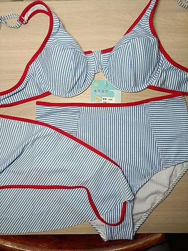 Раздельный купальник, С косточками, L at lalafo.kg Раздельный купальник, С косточками, L