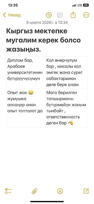 Другие специальности at lalafo.kg Другие специальности