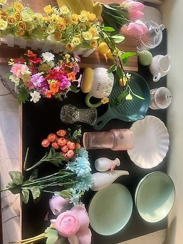 Набор для декора и сервировки в пастельных тонах. Состав: - at lalafo.kg Набор для декора и сервировки в пастельных тонах. Состав: -