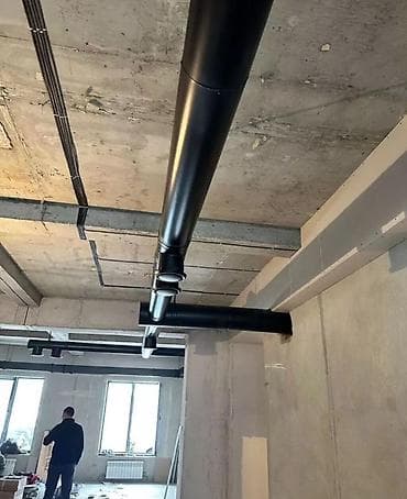 Установка и монтаж вентиляционных систем, воздуховодов, шахт и труб в at lalafo.kg — 7 Установка и монтаж вентиляционных систем, воздуховодов, шахт и труб в — 7