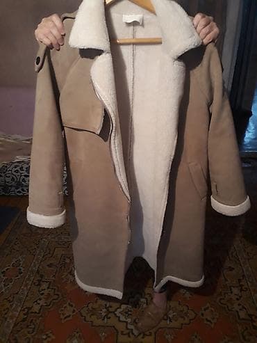 Дубленка, Классическая модель, Корея, По колено, XL at lalafo.kg Дубленка, Классическая модель, Корея, По колено, XL