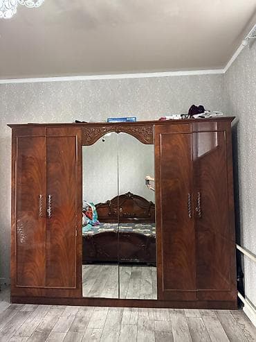 Шифоньер, шкаф для одежды, Прямой, Дерево at lalafo.kg Шифоньер, шкаф для одежды, Прямой, Дерево